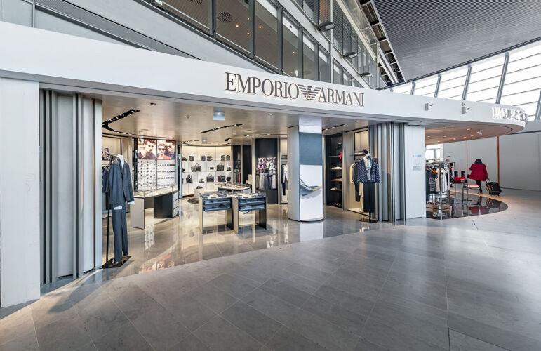 EMPORIO ARMANI <br/>NICE AIRPORT <br/>COTE D’AZUR